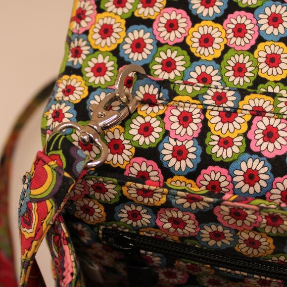 Vera Bradley Julia Turn Lock Satchel Purse & Wallet, Parisian Paisley Pattern - Picture 12 of 16